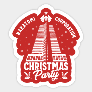 Die Hard Nakatomi Christmas Sticker